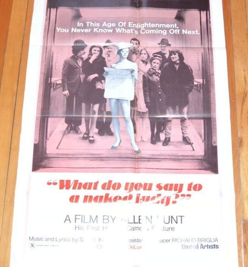 What Do You Say to a Naked Lady? (1970) Original Movie Poster Folded 27x41