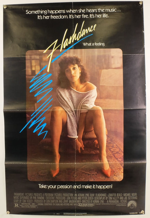 Flashdance (1983) Original Movie Poster Folded27x41