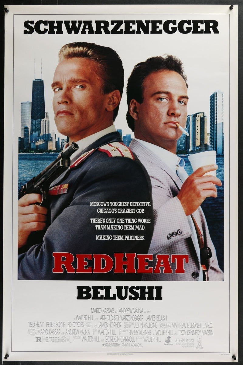 Red Heat (1988) Original Single-sided Movie Poster Rolled 27x40