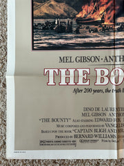 The Bounty (1984) Orig. Movie Poster One-Sheet 27x41 Folded Gibson Hopkins BP40