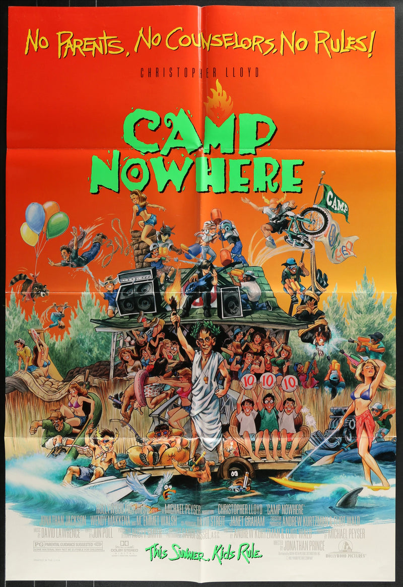 Camp Nowhere (1994) Original Movie Poster Folded 27x40