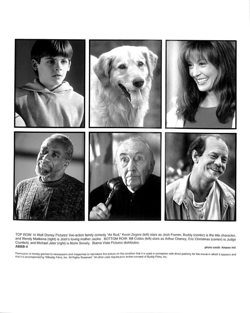 Air Bud (1997) Movie Still Full Set 8x10