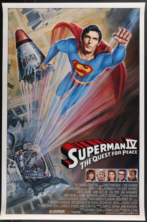 Superman IV: The Quest for Peace (1987) Original Movie Poster Rolled 27x41