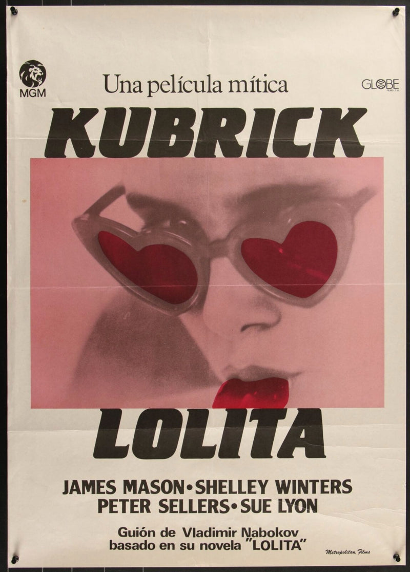 Lolita (R1980s) Original Spanish Movie Poster 25 3/4 x 36 1/4