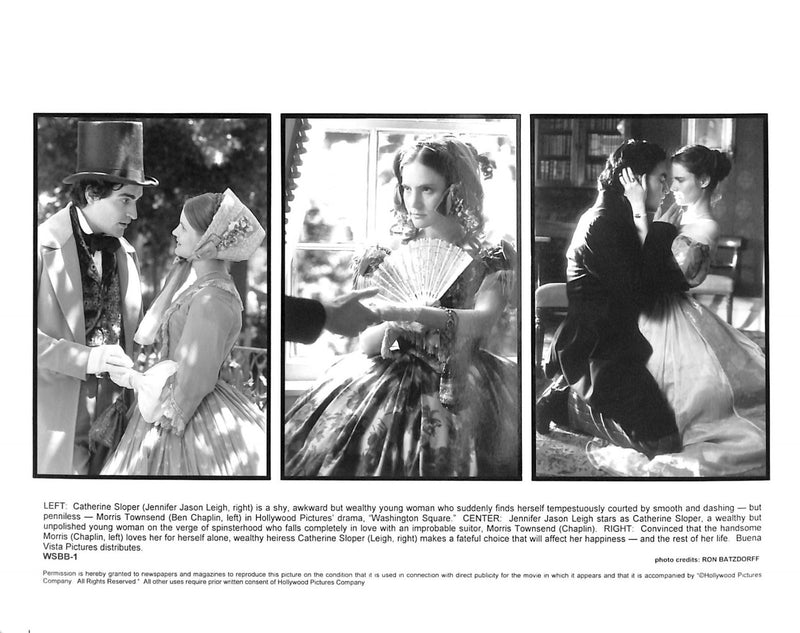 Washington Sqaure (1997) Movie Still Full Set 8x10