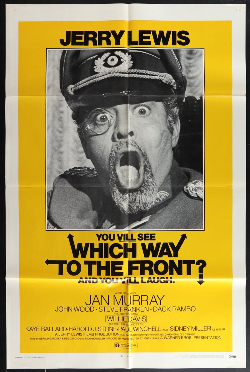 Which Way to the Front? (1970) Original Movie Poster Folded 27x41
