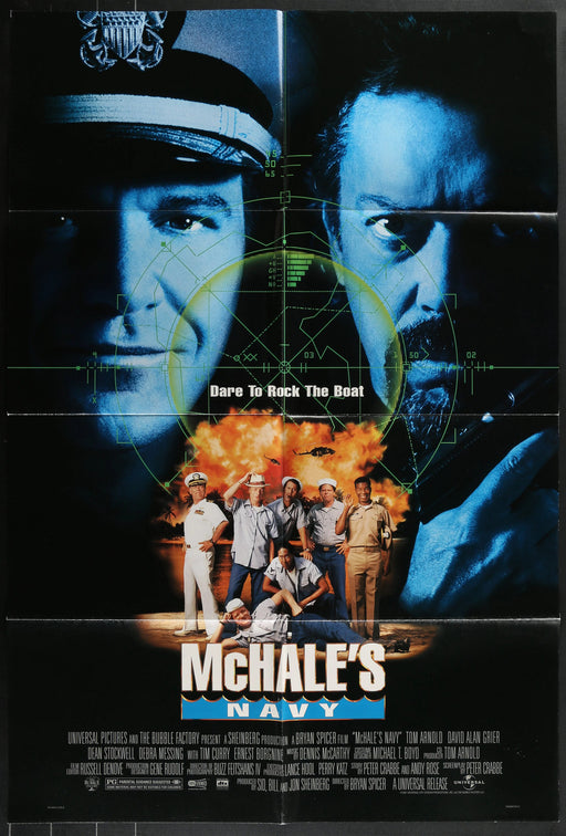 McHale’s Navy (1997) Original Movie Poster Folded 27x41