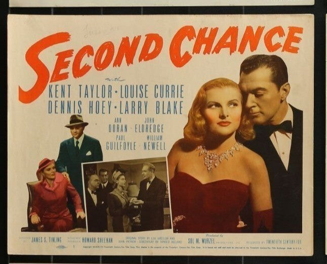 Second Chance (1947) Original Lobby Card Movie Poster 11x14