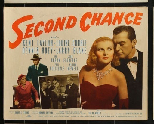 Second Chance (1947) Original Lobby Card Movie Poster 11x14