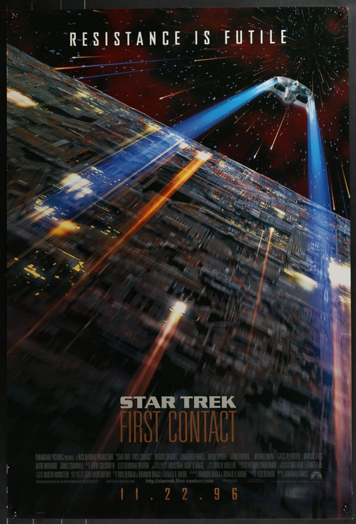Star Trek: First Contact (1996) Original Single-sided Movie Poster Rolled 27x40