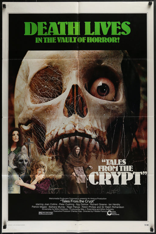 TALES FROM THE CRYPT (1972) Original One Sheet 27x41 Horror Movie Poster