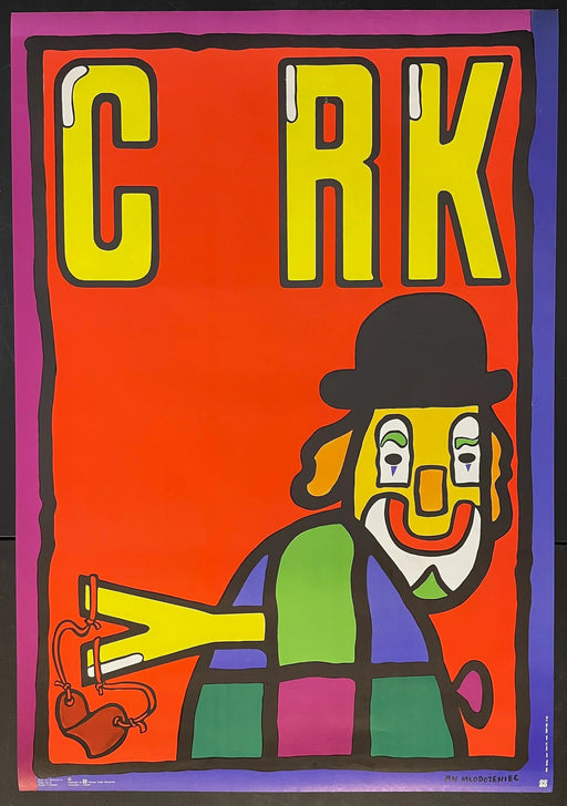 Cyrk (1979) Original Polish Circus Poster 26x38