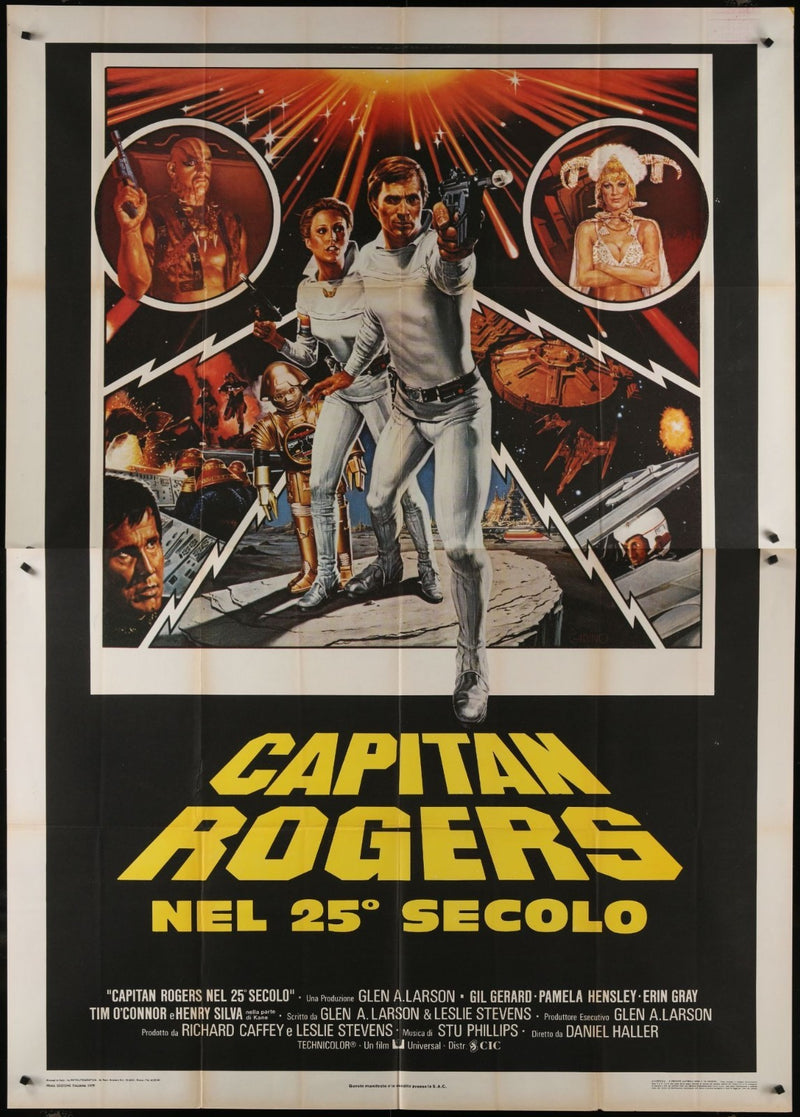 Buck Rogers in the 25th Century (1979) Original Italian 2P Movie Poster 55x78