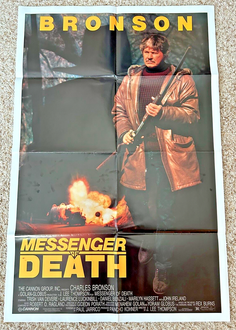 Messenger of Death (1988) Orig. Movie Poster One-Sheet 27x41 Folded Bronson BP81