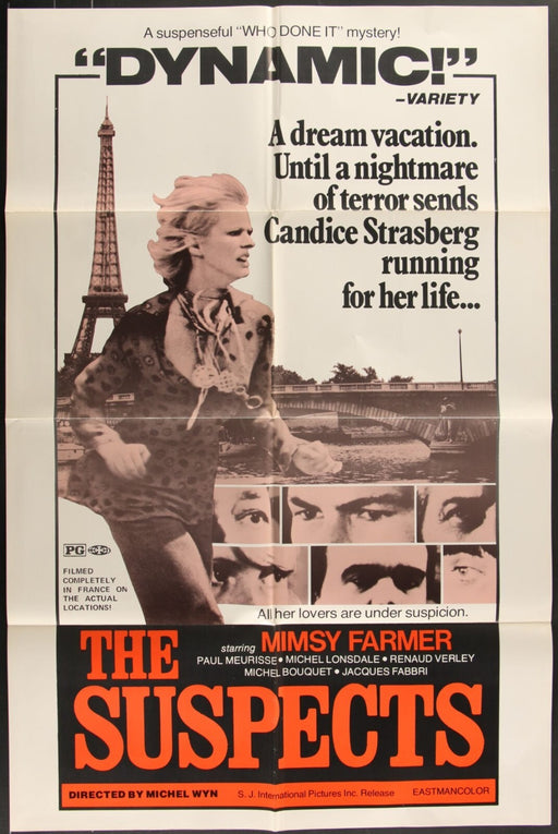 The Suspects (1976) Original Movie Poster Folded 27x41