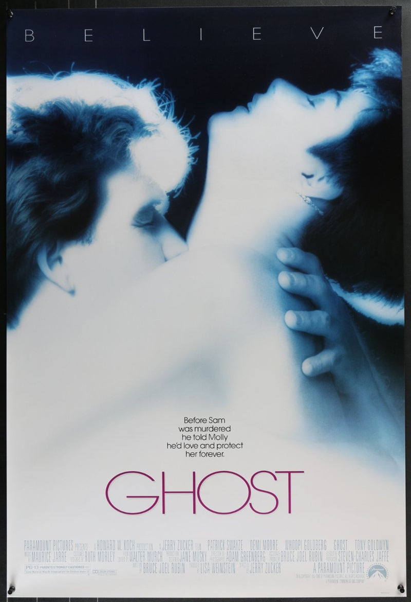 Ghost (1990) Original Movie Poster Rolled 27x40