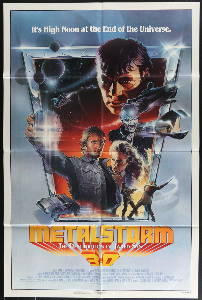 Metalstorm: The Destruction of Jared-Syn (1983) Orig. Movie Poster Folded 27x41