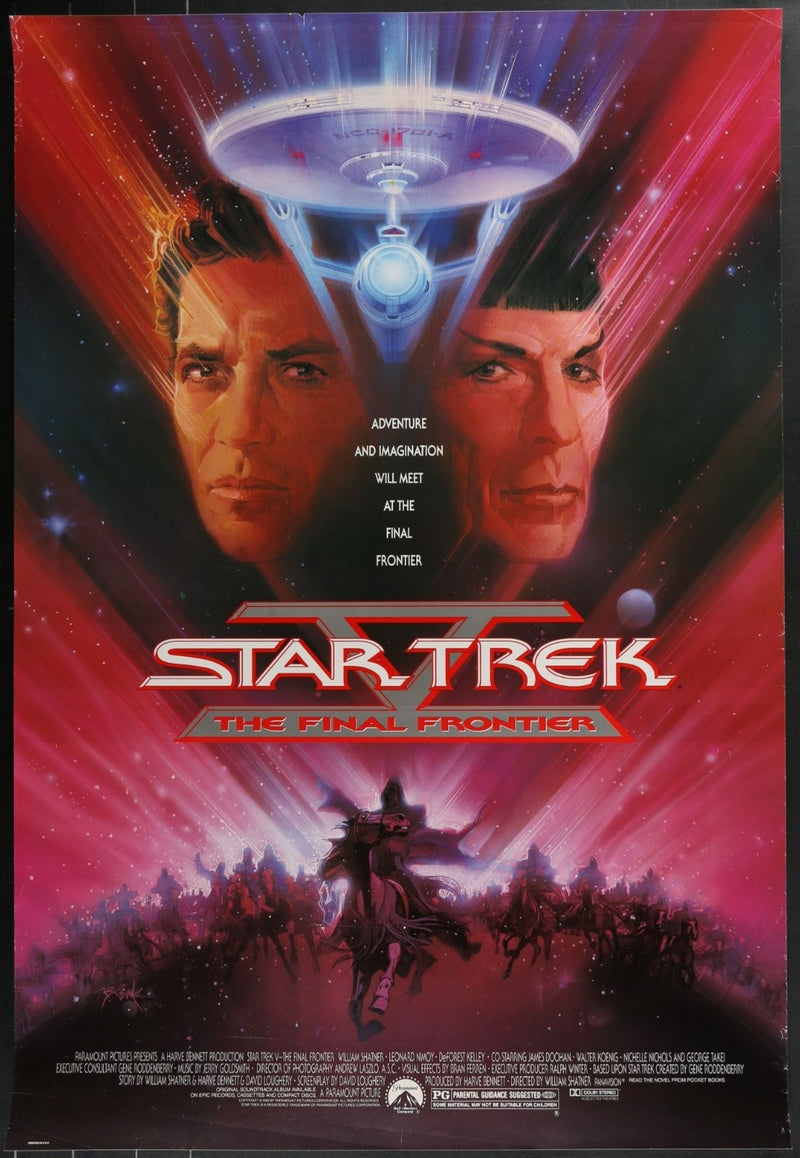 STAR TREK V - The Final Frontier (1989) Orig. Movie Poster 27x40