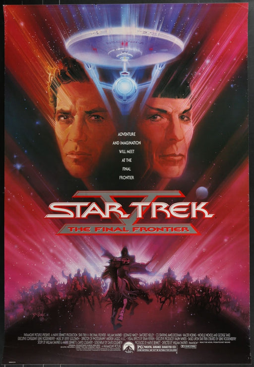 STAR TREK V - The Final Frontier (1989) Orig. Movie Poster 27x40