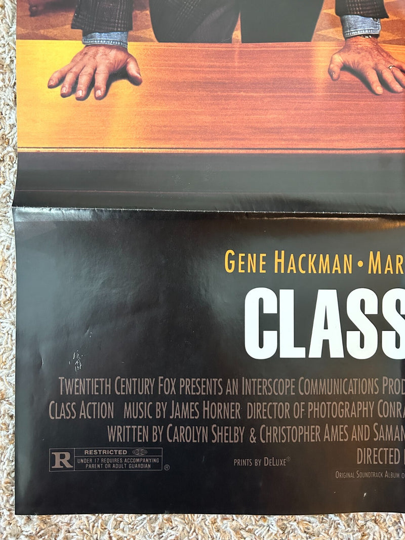 Class Action (1991) Orig. Move Poster One-Sheet 27x40 Folded Double-Sided BP31