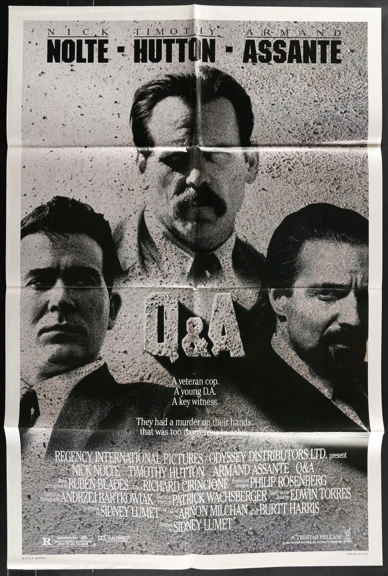 Q & A (1990) Original Movie Poster F 27x41
