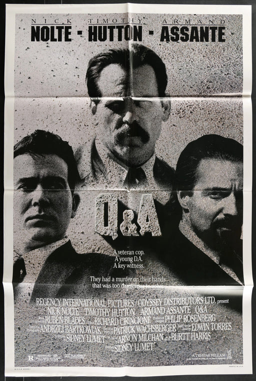 Q & A (1990) Original Movie Poster F 27x41