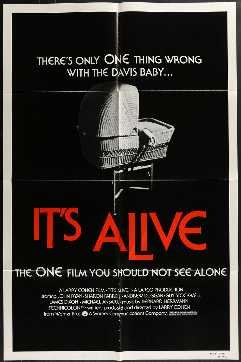 It’s Alive (1974) Original Movie Poster Folded 27x41