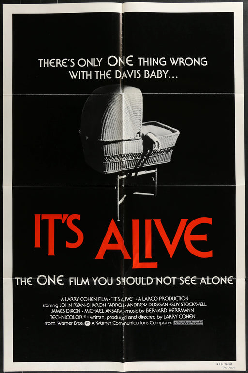 It’s Alive (1974) Original Movie Poster Folded 27x41