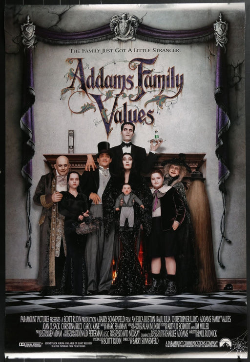 The Addams Family (1991) Original Double-sided Movie Poster Rolled 27x40