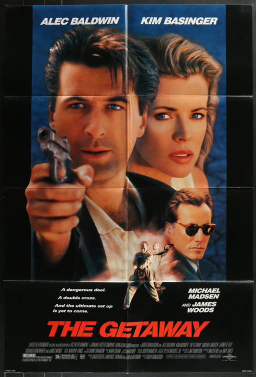 The Getaway (1994) Original Movie Poster Folded 27x40