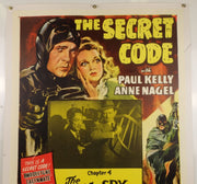 The Secret Code (1942) Linenbacked Restored Columbia Serial Poster 27.25x41