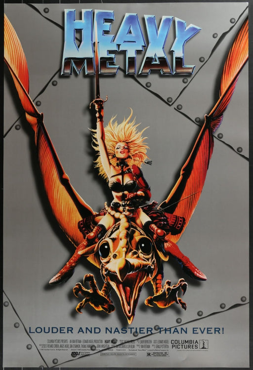 Heavy Metal (R1981) Original Single-sided Movie Poster Rolled 27x40