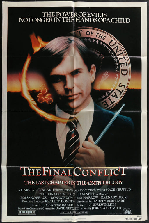 The Final Conflict (1981) Original Movie Poster Folded 27x41