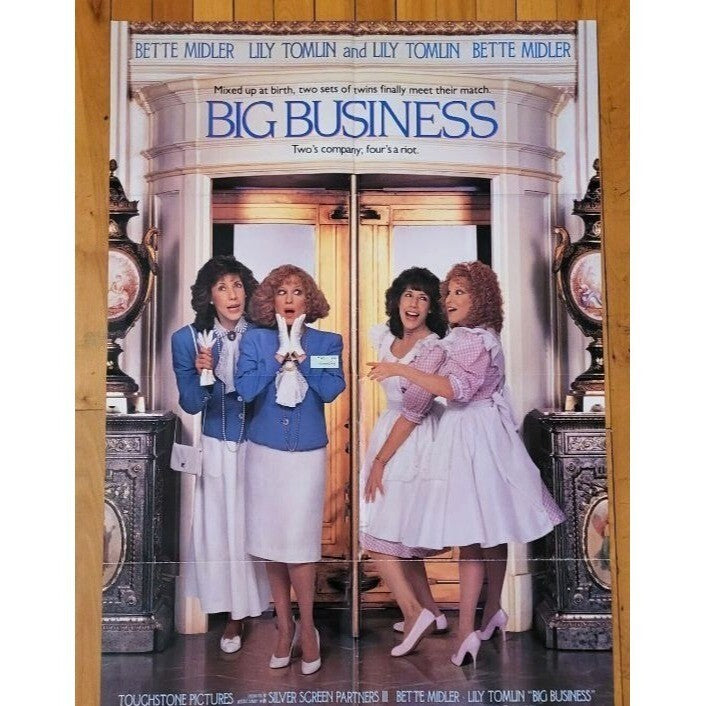 Big Business (1988) Original Movie Poster 27x41 Folded Bette Midler,Lily Tomlin