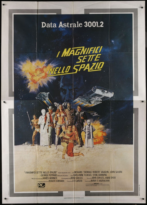 Battle Beyond the Stars (1980) Original Italian Movie Poster Folded 55x78