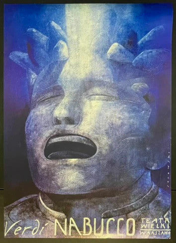 Nabucco (1993) Original Polish Opera Poster 26.5x37.5