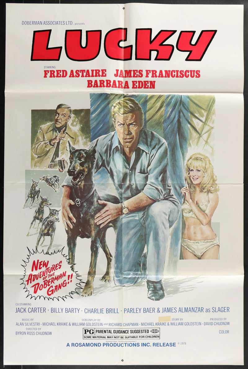 Lucky (1979) Original Movie Poster Folded 27x41