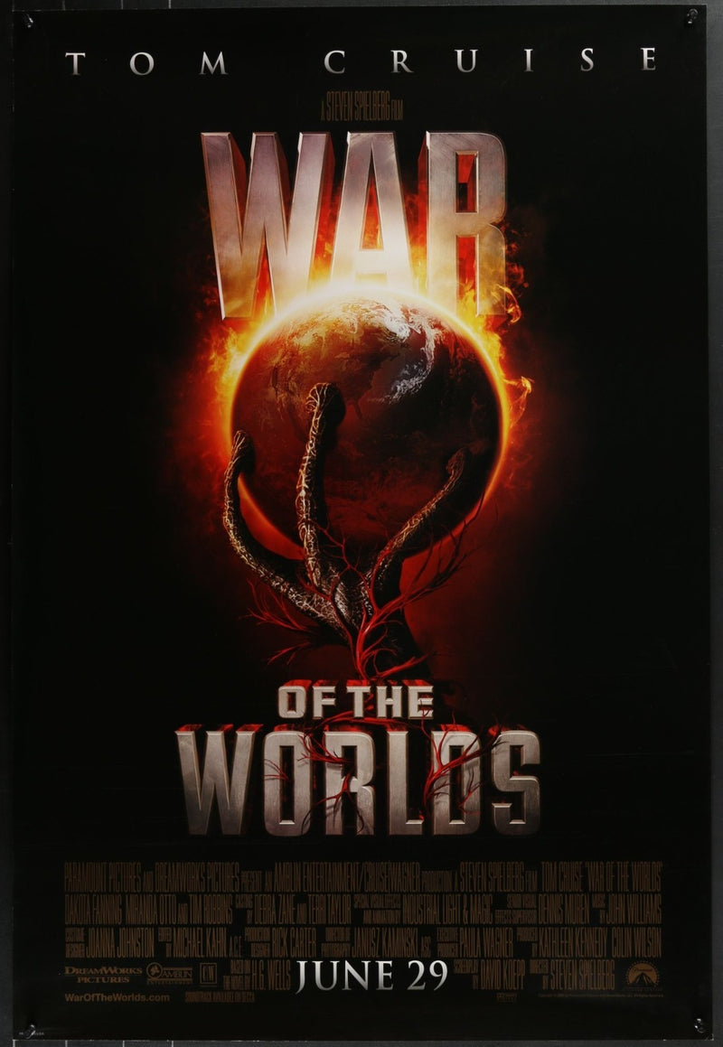 War of the Worlds (2005) Original Double-sided Movie Poster Rolled 27x40