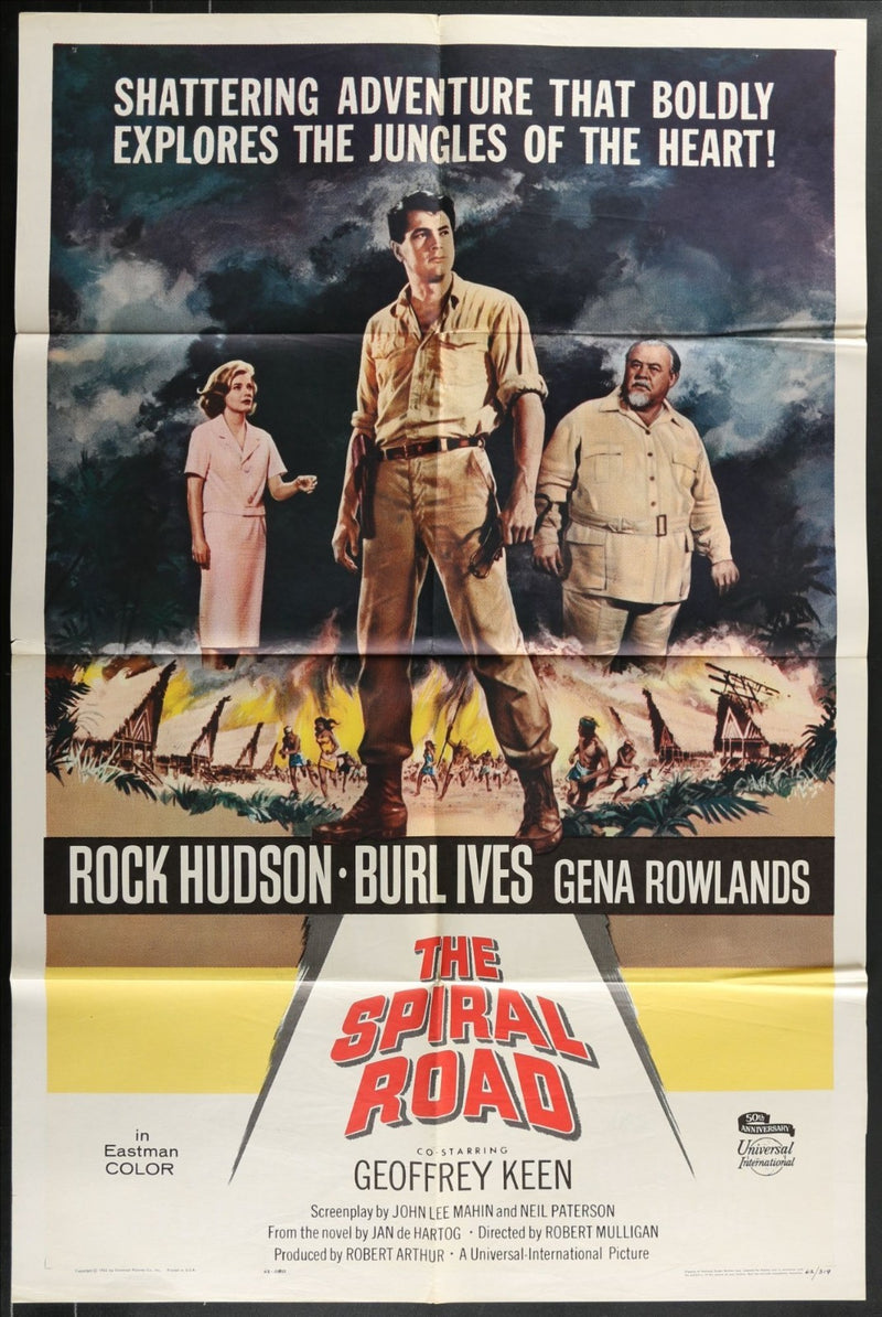 The Spiral Road (1962) Original Movie Poster Folded 27x41