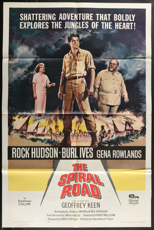 The Spiral Road (1962) Original Movie Poster Folded 27x41