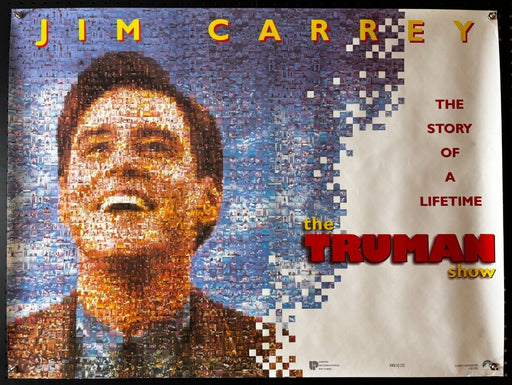 The Truman Show (1998) Double-Sided Original Rolled Poster UK QUAD 30x40