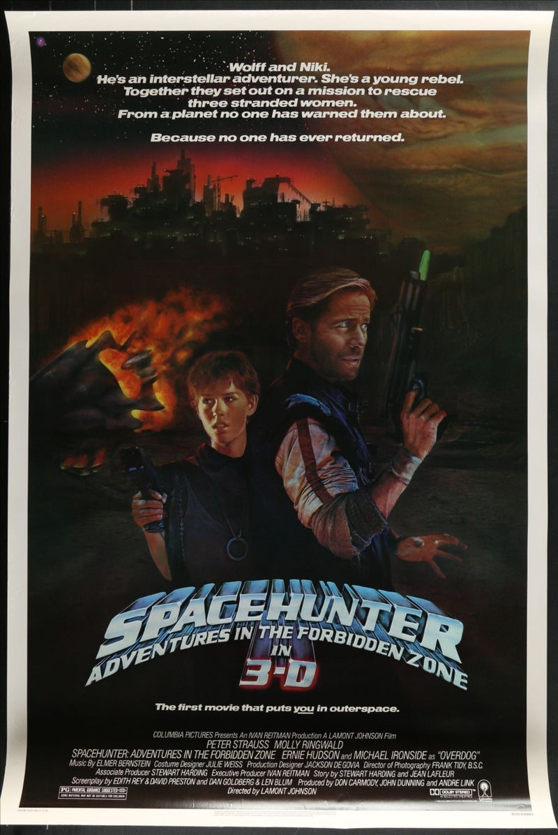 Spacehunter: Adventures in the Forbidden Zone (1983) Orig. Movie Poster 27x40