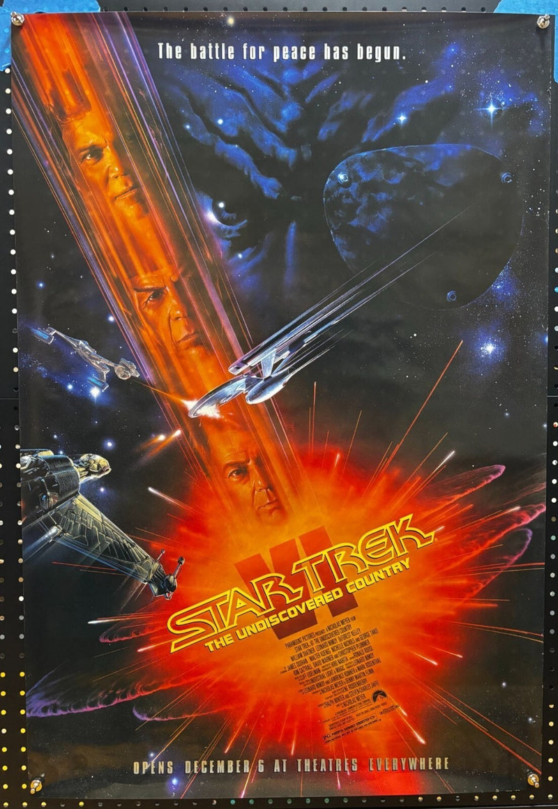 Star Trek VI: The Undiscovered Country (1991) Original Rolled Poster 27x40