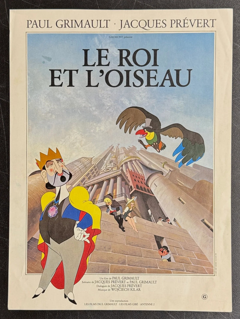 Le Roi et l’Oiseau (early 1980s) Original French Poster Rolled 10.25x13.75