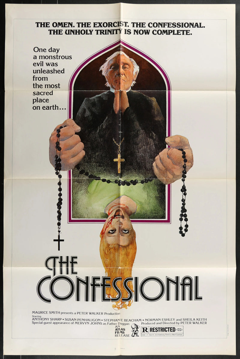 The Confessional (1976) Original Movie Poster Folded 27x41