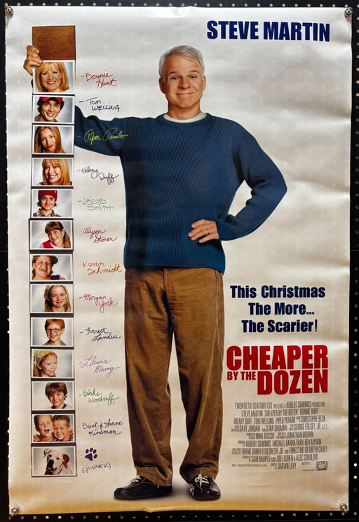 Cheaper by the Dozen (2003) Double-Sided, Original Rolled Poster 27x40