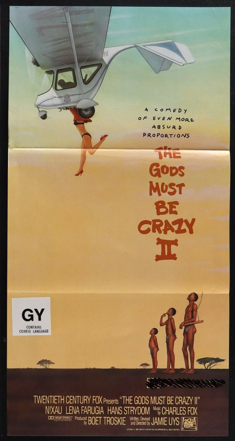 The Gods Must Be Crazy (1980) Original Daybill Movie Poster