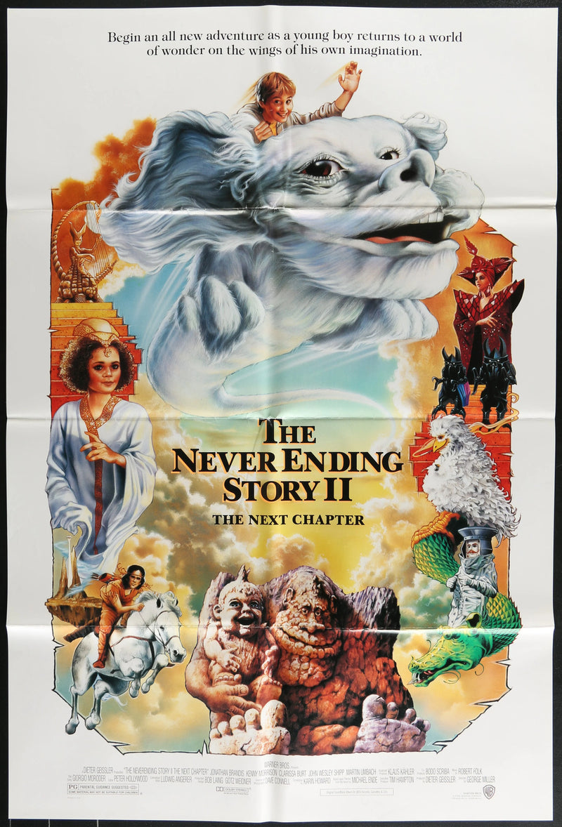 The NeverEnding Story II (1990) Original Movie Poster Folded 27x40