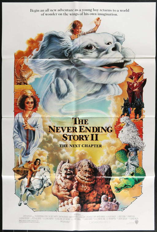 The NeverEnding Story II (1990) Original Movie Poster Folded 27x40