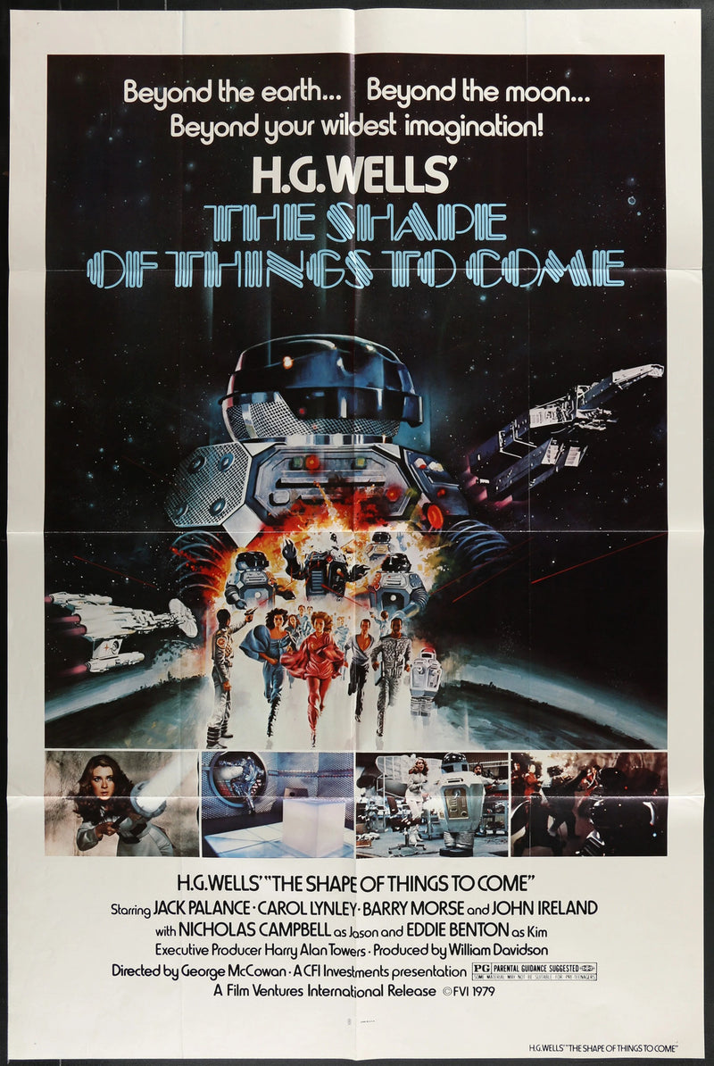 The Shape of Things to Come (1979) Original Movie Poster Folded 27x41